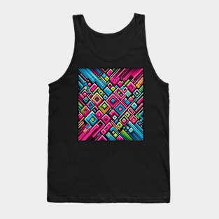 Abstract Geometric Pattern Tank Top